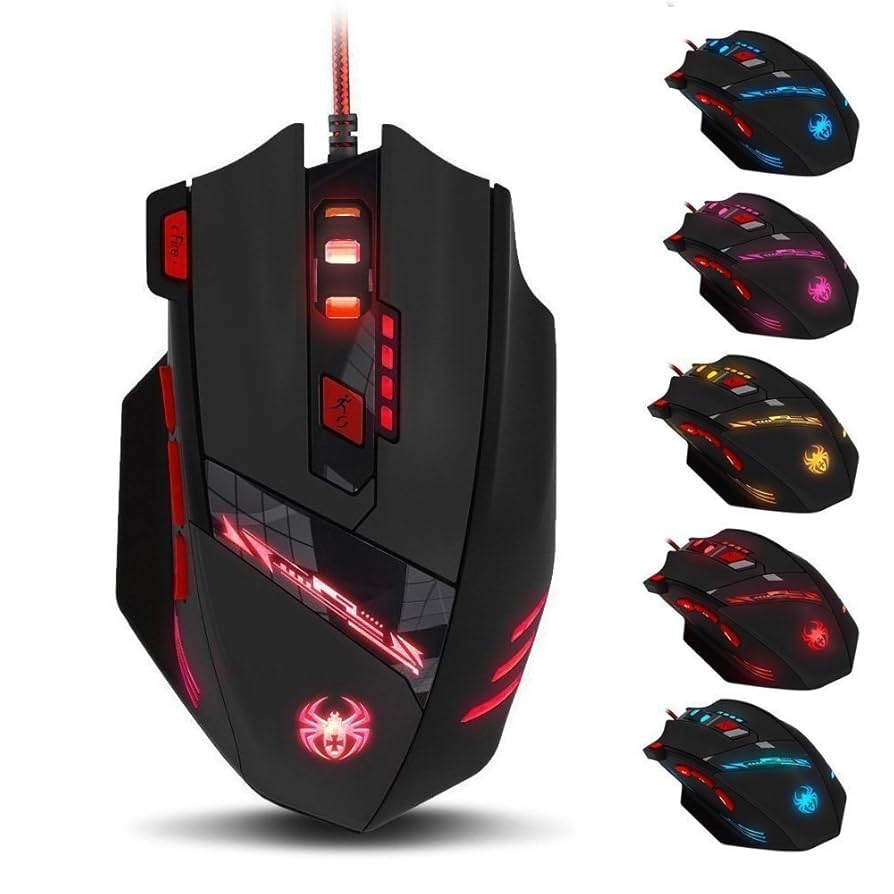 その他 mouse Amazon.com: Zelotes Wired Gaming Mouse, 9200DPI, 8